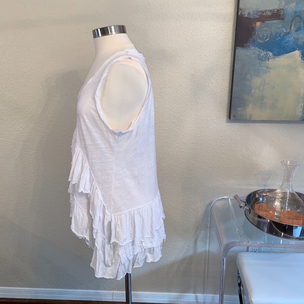 Anthropologie Meadow Rue White Petticoat Tank - Picture 5 of 15